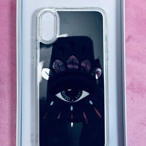 Kenzo Black and Purple Eye Graphic Phone Case